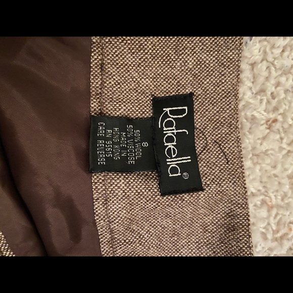 Skirt Wool Tweed Rafella NWT - Picture 3 of 4